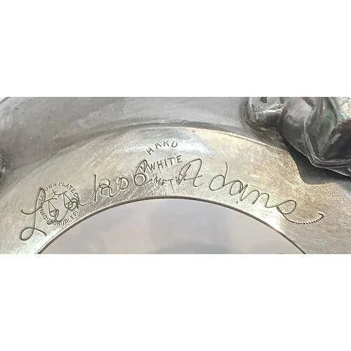 Antique Silver & Glass Sweetmeat Serving Caddy For Sale - Image 11 of 11