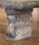 Pair of Early 20th Century French Weathered Curved Cast Stone Garden Benches For Sale - Image 4 of 9