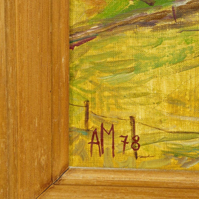 Kirchberg in Tirol, 1978 – Oil Painting by Alexander Michael For Sale - Image 4 of 6