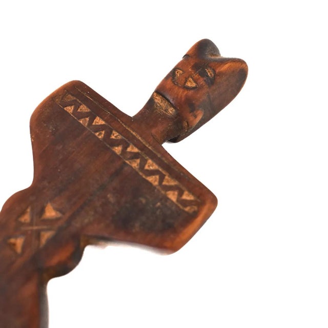Early 20th Century Nyamwezi Mwana Hiti Figural Comb Tanzania For Sale In Denver - Image 6 of 7