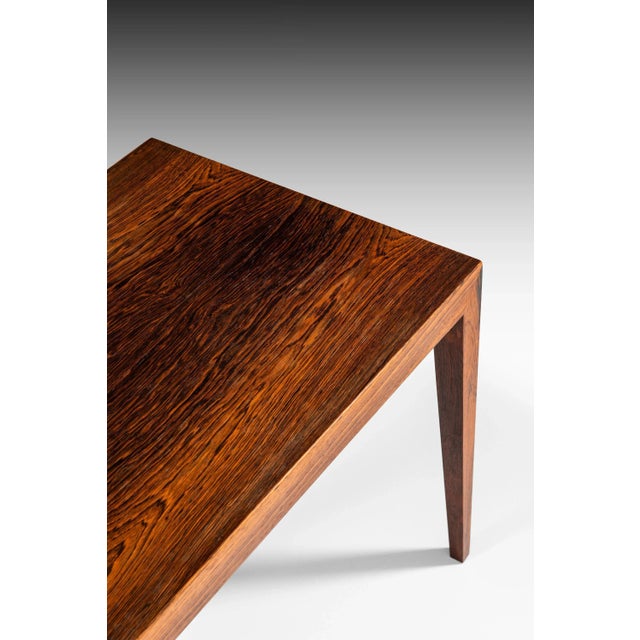 Rosewood Side Tables by Severin Hansen for Haslev Møbelsnedkeri, Denmark, 1950s, Set of 2 For Sale - Image 3 of 8