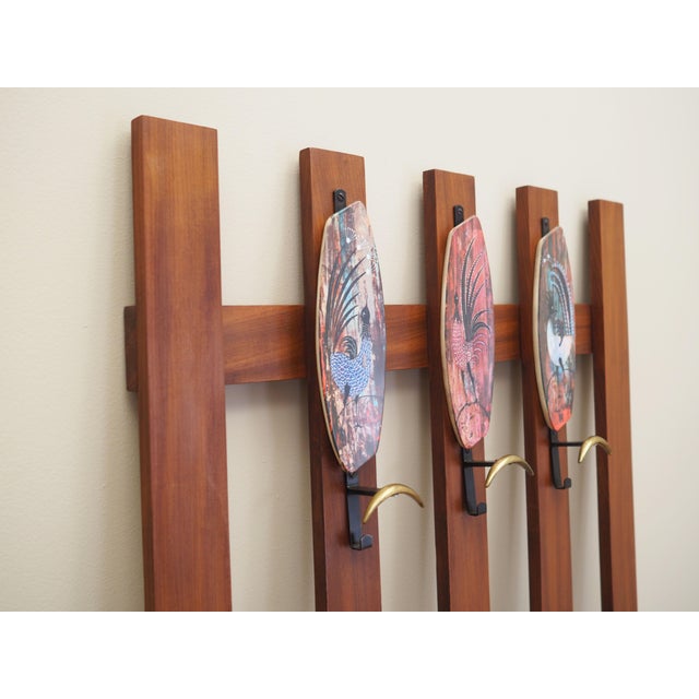 1970s Danish Teak Hanger, 1970s For Sale - Image 5 of 15