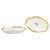 1970s Porcelain Golden Basket Cake Dishes from Royal Copenhagen, 1980s, Set of 2 For Sale - Image 5 of 5