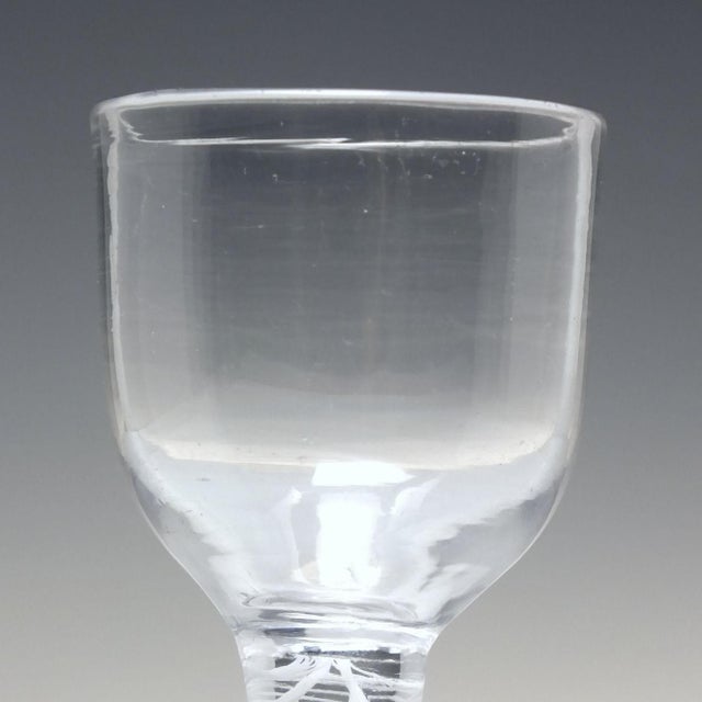 Georgian Opaque Twist Dram Glass, 1760s For Sale - Image 3 of 8