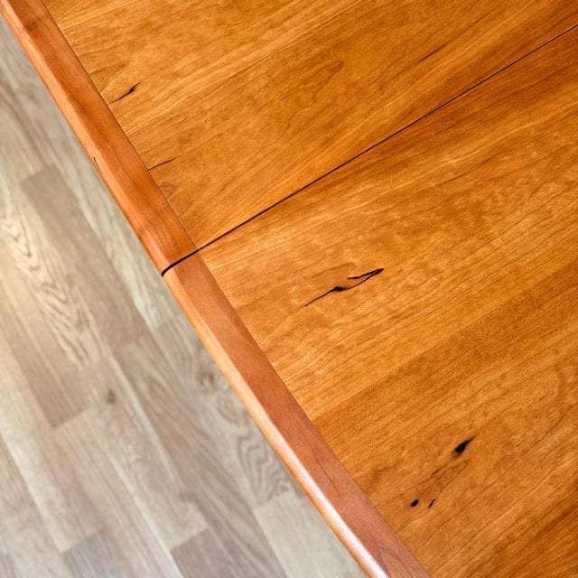 Large Oval Cherrywood Dining Table from Skovby Møbelfabrik, Denmark, 1970s-1980s For Sale - Image 6 of 12