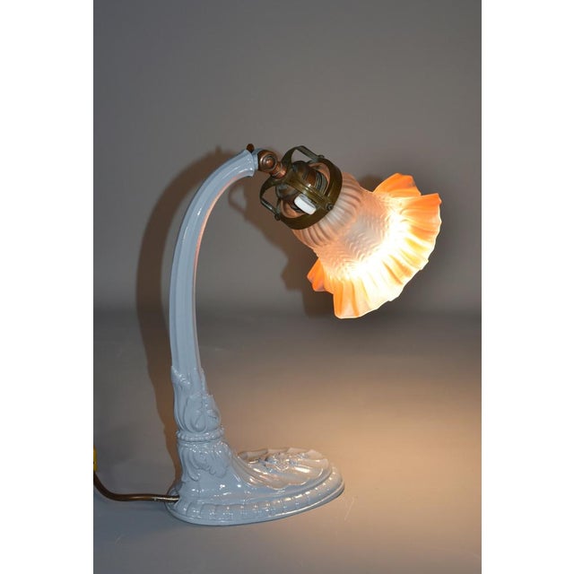 French Art Nouveau Desk Lamp, 1890s For Sale - Image 6 of 17