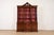 An exceptional Georgian or Chippendale style dining cabinet or breakfront bookcase By Charak Furniture USA, 1948 Gorgeous...