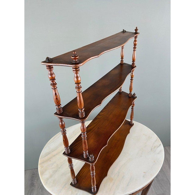 Wood 19th Century Wood Wall Shelf For Sale - Image 7 of 9