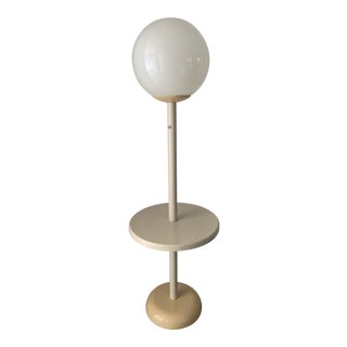 Vintage Mid-Century Lunar I Globe Floor Lamp & Table For Sale