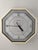 White Quartz Wall Clock by Commodore, 1990s For Sale - Image 4 of 4