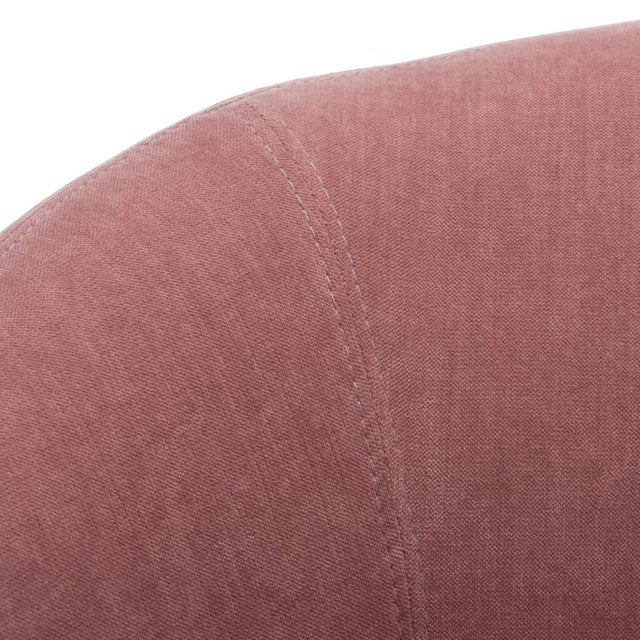 Kiana Modern Accent Chair - Dusty Rose For Sale - Image 4 of 8