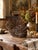 This vintage handwoven grapevine turkey features an expressive open weave and sculptural folk art form. Twisted vines...