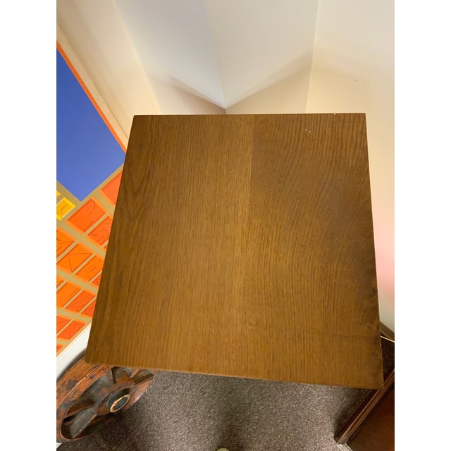 Wood 20th Century Post Modern Fluorescent Light Tube Column/Pedestal For Sale - Image 7 of 9