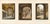 After Camille Bonnard, Venetian Interior & Architectural Views, 1845, Set of 3 For Sale
