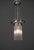 Metal Vintage Nickel-Plated Ceiling Lamps with Glass Sticks, 1920, Set of 2 For Sale - Image 7 of 16