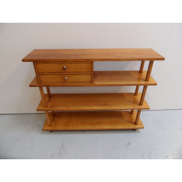 Vintage Open Bookcase in Wood, 1950s For Sale - Image 15 of 16
