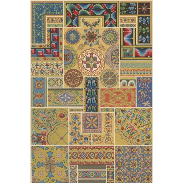 Architectural and Mosaic Patterns, 1869, Paper For Sale - Image 5 of 10