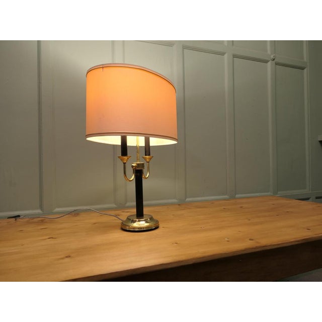 1970s Large Hollywood Regency Twin Table Lamp, 1970 For Sale - Image 5 of 8