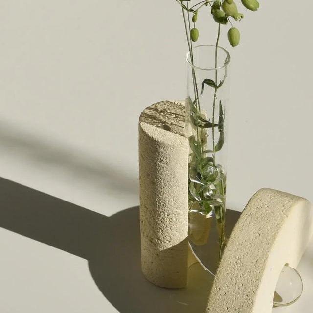 Glass Clear Cochlea della Metamorfosi 1 Vase by Coki Barbieri For Sale - Image 7 of 8