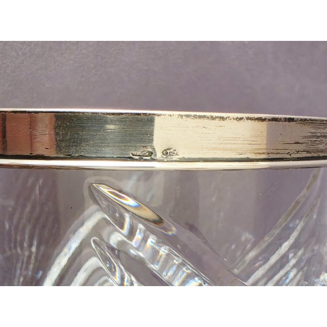 Crystal and 800 Silver Lidded Box by Mario Cioni, Florence, 1960s For Sale - Image 4 of 18