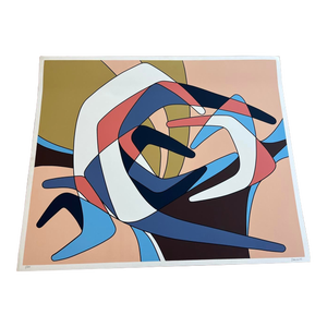 Giorgio Zennaro Vintage Abstract Silkscreen, Signed