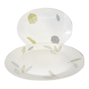1960s Mid Century Modern Rosenthal Continental Platters, Set of 2