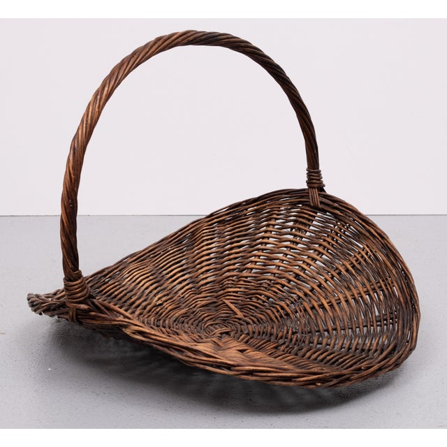 Vintage Rattan Magazine Holder, the Netherlands, 1960s For Sale - Image 12 of 12