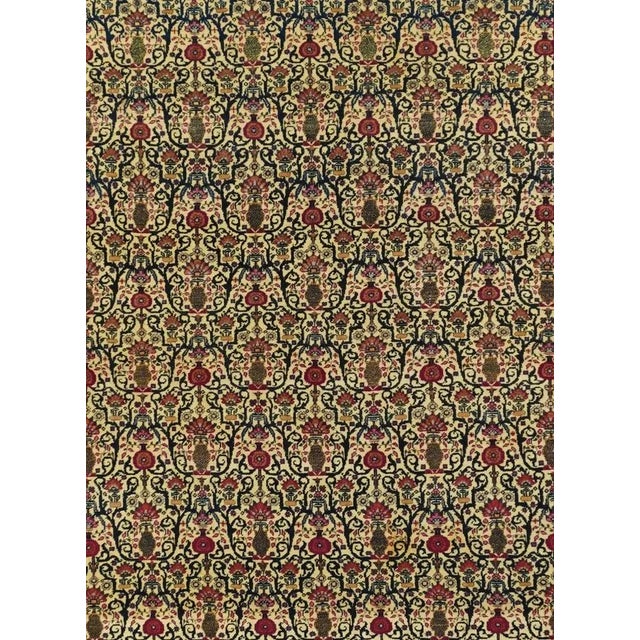19th Century Antique Tabriz Rug 4'5'' x 6'7'' For Sale - Image 5 of 9