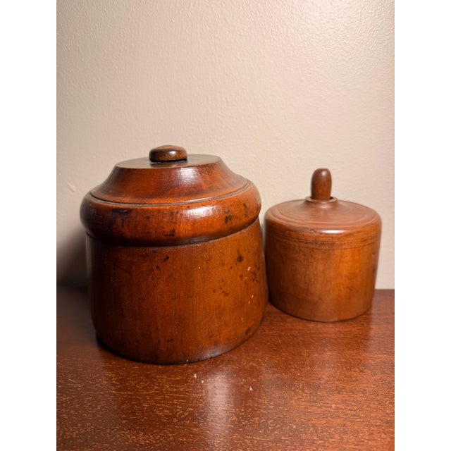 Brown Antique Carved Snowflake Butter Mold For Sale - Image 8 of 8