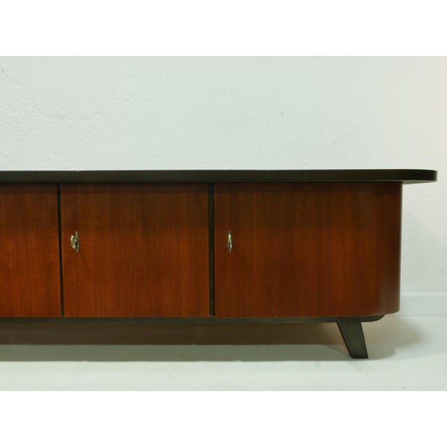 Mid-Century Lowboard in Beech and Spruce, 1960s For Sale - Image 9 of 16