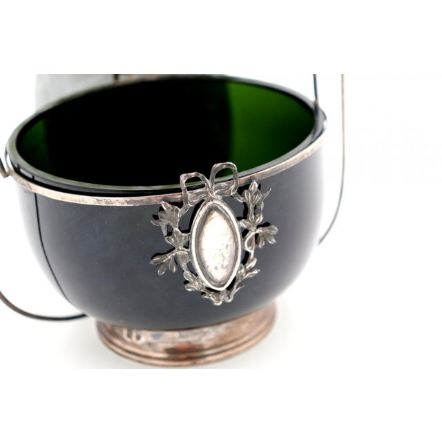 Candy Box with Glass Core and Silver Structure For Sale - Image 3 of 6