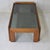 Wood Rectangular Walnut and Smoked Glass Coffee Table by Afra and Tobia Scarpa for Cassina, Italy, 1960s For Sale - Image 7 of 8