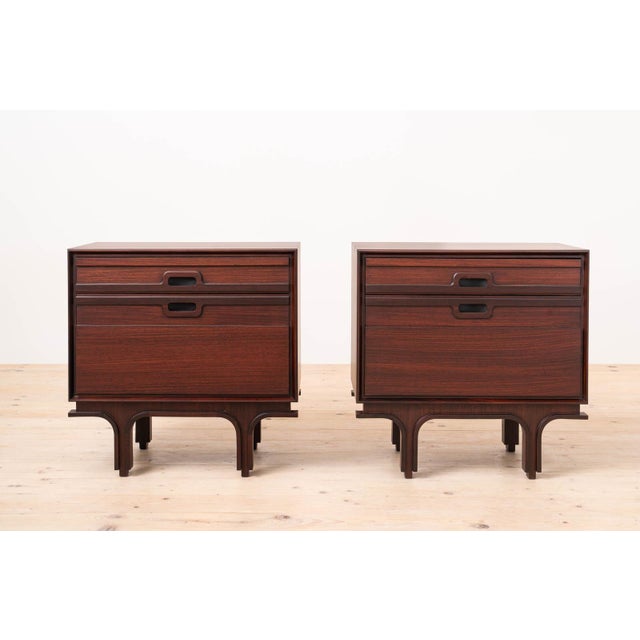 Italian Bedside Cabinets attributed to Bernini, Italy, 1965, Set of 2 For Sale - Image 13 of 13