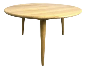 Hans Wegner for Carl Hansen, Oak 38” Diameter Coffee Table.