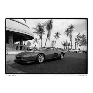 "Miami Beach" Silver Gelatin Photograph, Murray Bognovitz