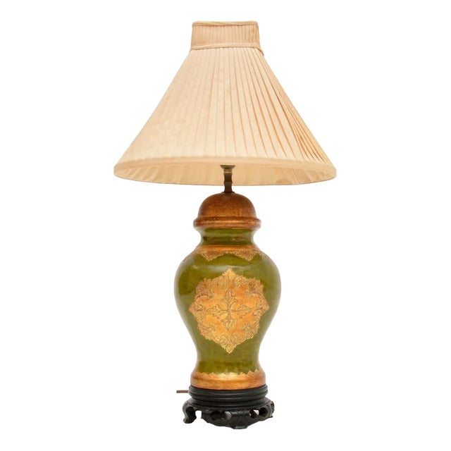 Italian Ceramic Table Lamp, 1960s For Sale