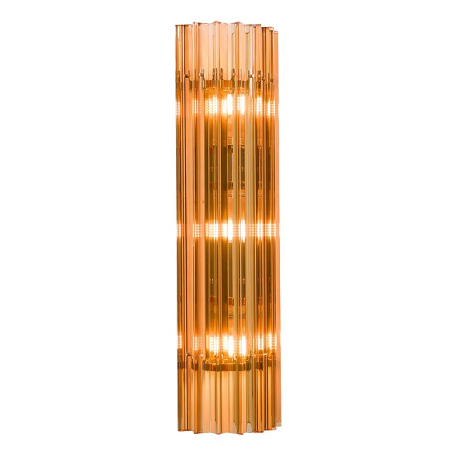 Large Amber Amaro Wall Light from Pure White Lines For Sale