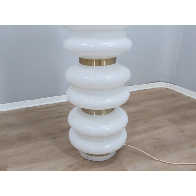 Vintage Murano Glass Birillo Floor Lamp from Stilux Milano, 1970s , 1960s For Sale - Image 9 of 12