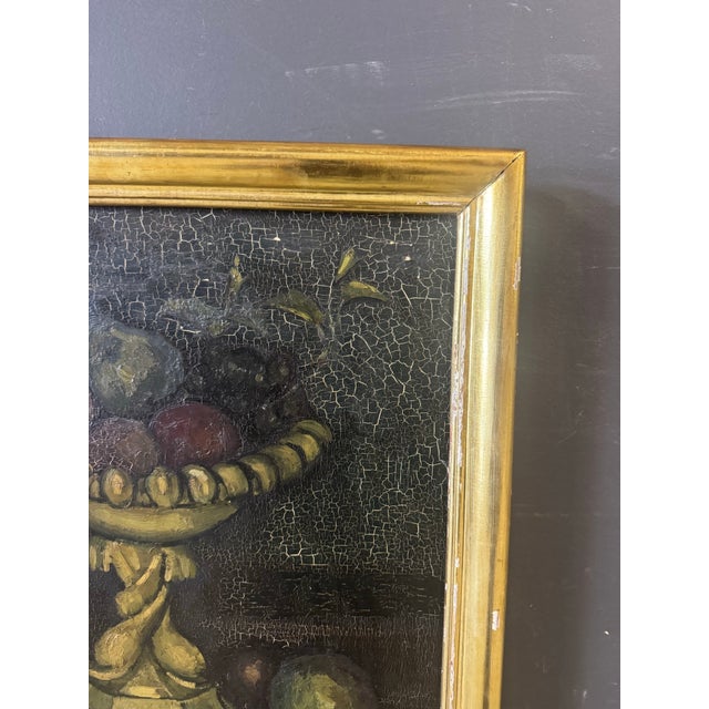 19th Century Oil Painting “Still Life” Unsigned. For Sale In New York - Image 6 of 6