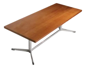 Mid Century Scandinavian Modern Coffee Table After Finn Juhl C 1950/60's