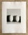 Fernando Bengoechea (1965-2004) photographic print on paper, pencil signed and dated. Black and white shadow study with...