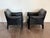 1980s Vintage 1980s Cassina Cab Leather Lounge Chairs For Sale - Image 5 of 10