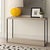 2020s Wood & Metal Console Table For Sale - Image 5 of 7