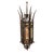 A striking example of 19th-century Italian craftsmanship, this antique Gothic-style lantern features elaborate...