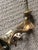 Pair of Vintage French Empire Revival Brass and Enamel Swan Sconces For Sale - Image 12 of 12