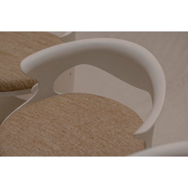 Vintage French Space Age Dining Chairs, 1970s, Set of 4 For Sale - Image 13 of 18