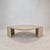 Stone Italian Coffee Table in Travertine, 1980s For Sale - Image 7 of 18