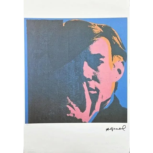After Andy Warhol, Self-Portrait, 1980s, Lithograph For Sale