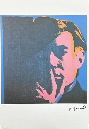 After Andy Warhol, Self-Portrait, 1980s, Lithograph