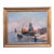 19th Century Oil Painting, "Fishermen at Sunset" For Sale